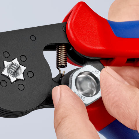Knipex Crimpzange Einstellmöglichkeit