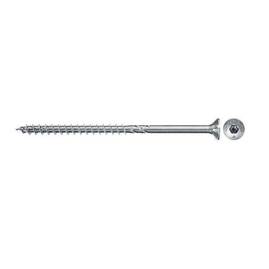 fischer PowerFast II Schraube mit Senkkopf, Innenstern-Antrieb TX, verzinkt, Detailansicht