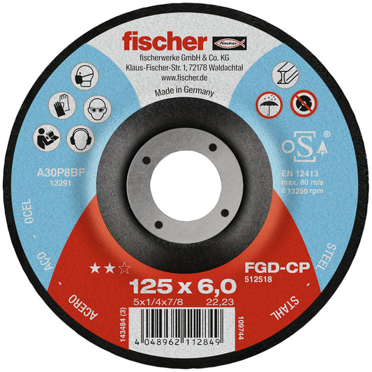 Fischer Schruppscheibe FGD-CP 125 x 6,0 x 22,23 Carbon
