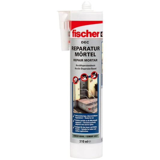 fischer Reparaturmörtel DEC ZEG - zementgrau, 310 ml