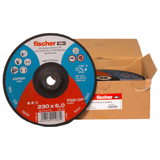 Fischer Schruppscheibe FGD-CP 230 x 6,0 x 22,23 Carbon mit Verpackung