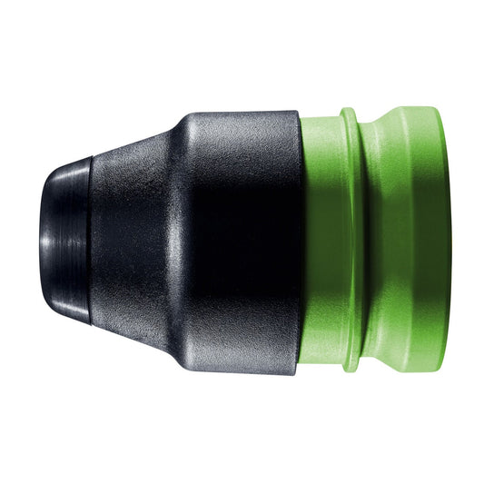 Festool Bohrfutter C SDS KHC mit schwarzem Metall-Aufnahmekopf und grünem Kunststoff-Anschlussadapter