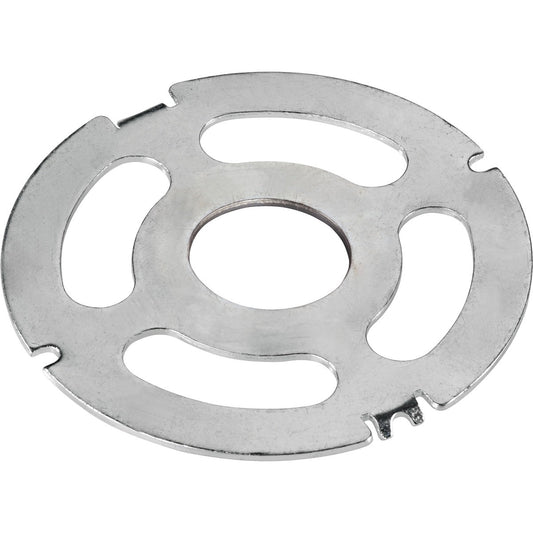 Festool Adapter KRA-ZOLL/OF 2200 Kopierring-Adapter Draufsicht mit konischer Aufnahme und Befestigungslöchern