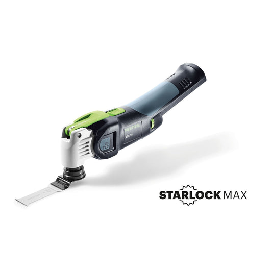 Festool VECTURO OSC 18 E Akku-Oszillierer mit StarlockMax Werkzeugaufnahme und Metallschliffschuh