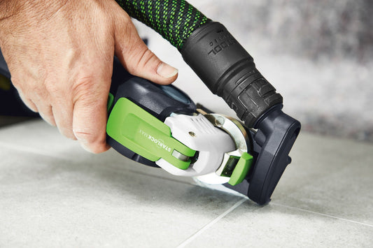 Festool Diamant-Sägeblatt SSB 90/OSC/DIA bei Anwendung in Fuge, Starlock Plus Wechselsystem