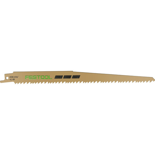 Festool Säbelsägeblatt WOOD UNIVERSAL HSR 230 Bimetall mit Universalschaft für Holz