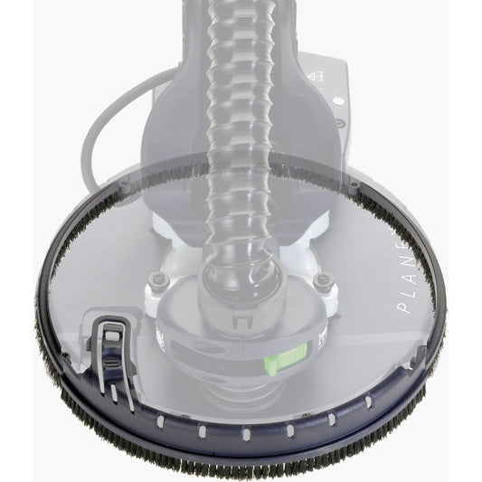Festool Bürsteneinsatz BE-LHS 225 mit Bürstenkranz für PLANEX Langhalsschleifer, Ansicht von oben