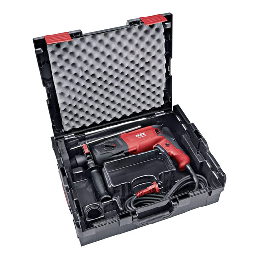 FLEX Kombihammer CHE 2-28 SDS-plus im L-BOXX Transportkoffer mit Einlagen