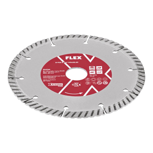 FLEX Diamantjet D-TCS D-Jet Diamanttrennscheibe mit Speedcut-Segmenten
