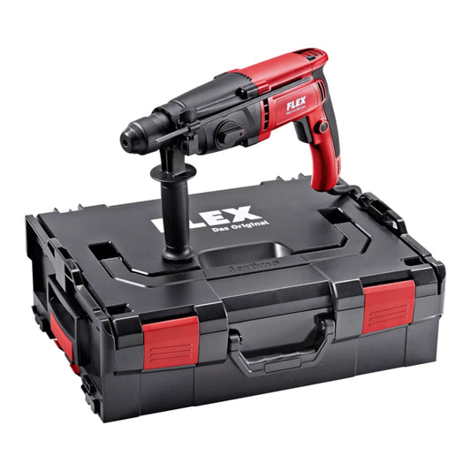 FLEX Bohrhammer FHE 2-22 SDS-plus Lieferumfang mit Gerät und Transportkoffer L-BOXX