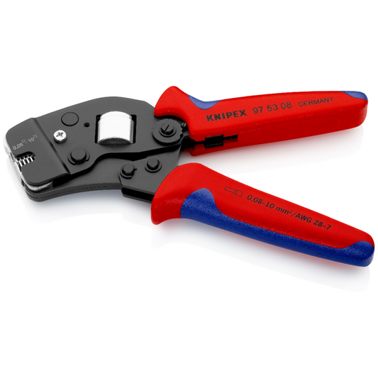 KNIPEX Selbsteinstellende Crimpzange für Aderendhülsen 97 53 08