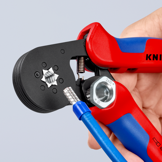 KNIPEX Selbsteinstellende Crimpzange Beispiel