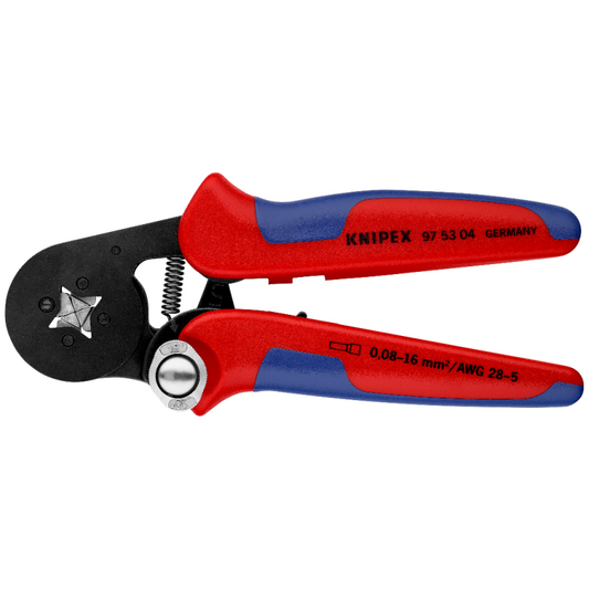 KNIPEX Selbsteinstellende Crimpzange für Aderendhülsen 97 53 04