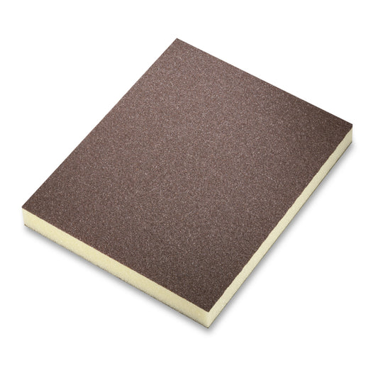 sia 7983 siasponge flex Pads cremeweiß – ultrafeine Schleifpads für gleichmäßiges, schonendes Handschleifen auf sensiblen Oberflächen wie Lack, Kunststoff und Holz.