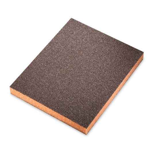 sia 7983 siasponge flex Pads orange – flexible Handschleifpads für gleichmäßigen Schliff auf Holz, Lack, Spachtel und Kunststoffoberflächen.