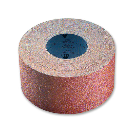 Sia 2951 siatur h Schleifgewebe Rollenware 50m, Korn 80, braunrot