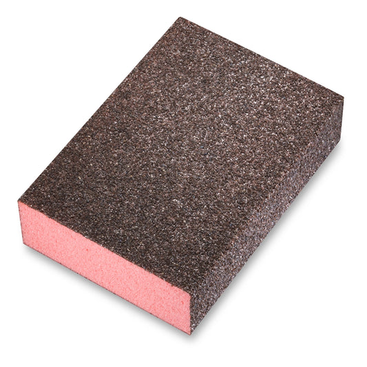 sia 7990 siasponge block hart - grober Schleifschwamm rot