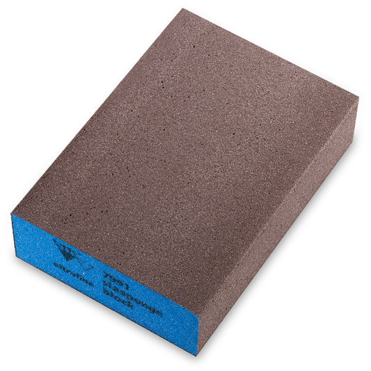 sia 7991 siasponge Schleifschwamm Block ultrafein blau – ideal für Feinschliff und Zwischenschliff auf Lack, Holz und Kunststoffoberflächen
