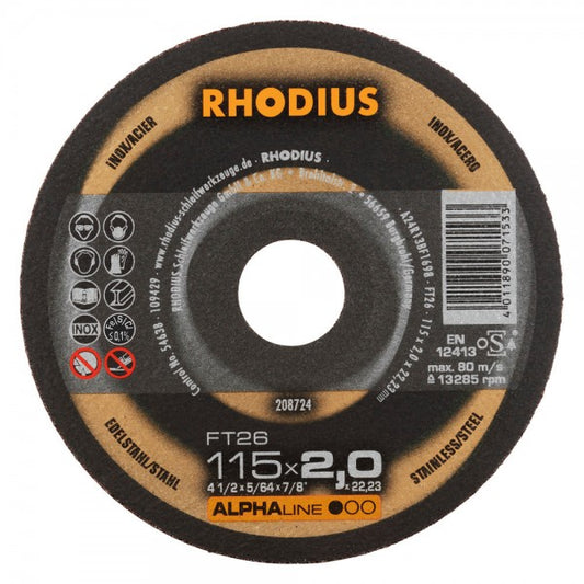 Rhodius Trennscheibe FT26