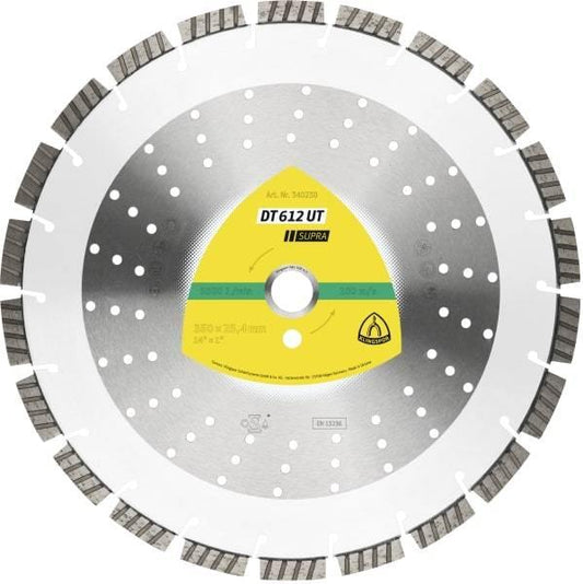 Klingspor Diamantgroßtrennscheibe DT 612 UT SUPRA - Schleiftitan.de