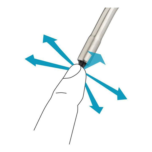 HAZET Ausblaspistole 100 mm, geräuscharm mit gebogenem Rohr 9040P-3 - Schleiftitan.de