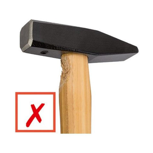 HAZET Schlosserhammer BluGuard 2140 mit Hickorystiel und Stahlstielschutzhülse, Hauptansicht