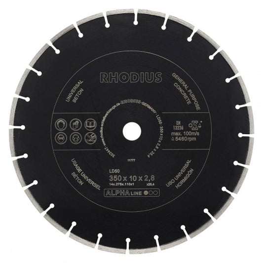 Rhodius Diamanttrennscheibe LD50