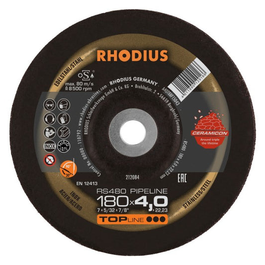 Rhodius Schruppscheibe RS480 PIPELINE