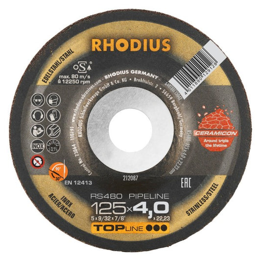 Rhodius Schruppscheibe RS480 PIPELINE